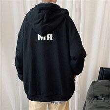 KS21253-P38连帽开衫卫衣男运动外套大码班服，男装卫衣，电商A040