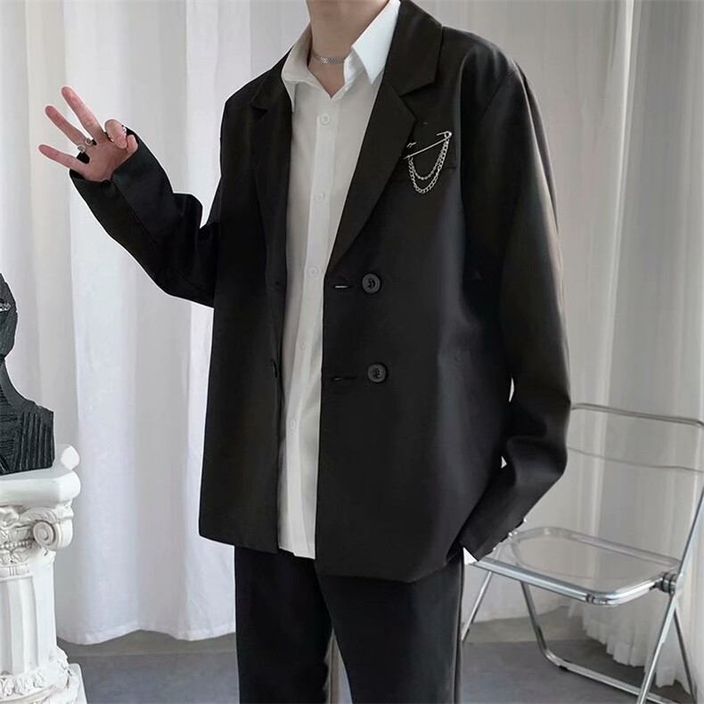 男士休闲胸针西装外套XZ04P46,男装西服,星座1116-2