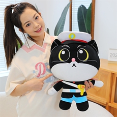 彤彤毛绒玩具 黑猫警长