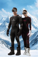 冬季户外骑行滑雪速干衣男女保暖内衣情侣套装TZ5575-特P70控138，男装棉衣，电商A001-1