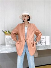 水洗苎西装，女装西装，昊焕