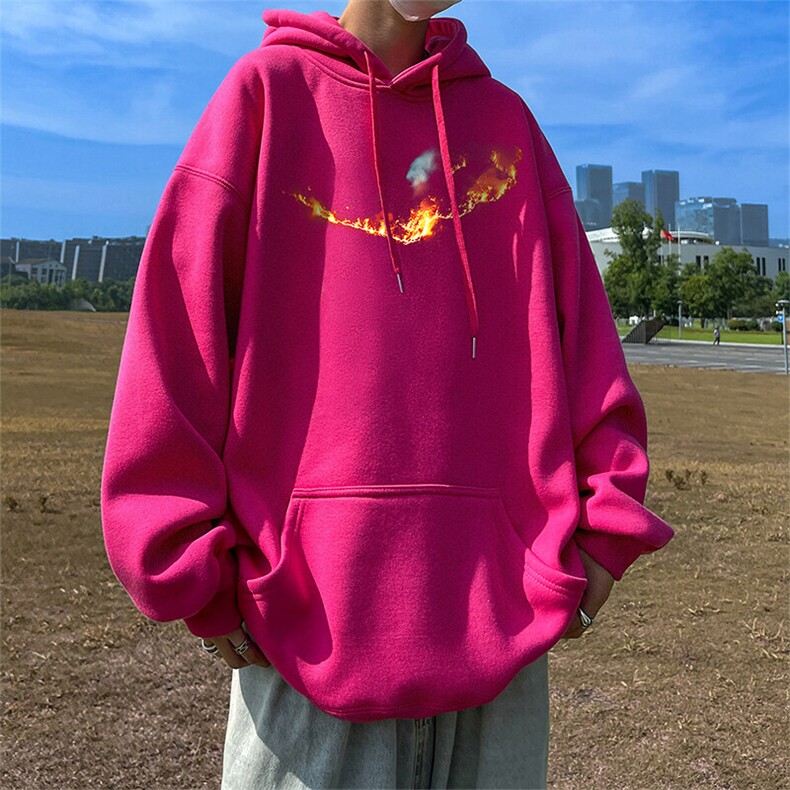 抖音得物供货可提供视频春装重磅美式宽松连帽卫衣DL2453,男装卫衣,电商A486-1