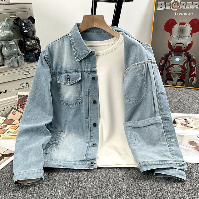 1506A/G11050/P57春秋季牛仔外套男潮牌百搭男装上衣,男装工装外套,星座1506A