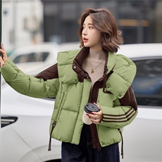2025年冬季短款白鸭绒，女装羽绒服，浪花E族（衣布洛）