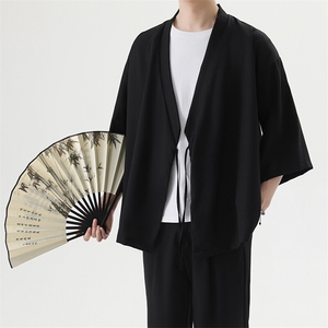 风夏季披风男女情侣宽松日系冰丝防晒服风衣xz815-001p25图片