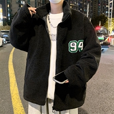 22冬装新款港风羊羔毛夹克外套日系复古情侣ins潮JK30/P100，男装夹克，钱塘713