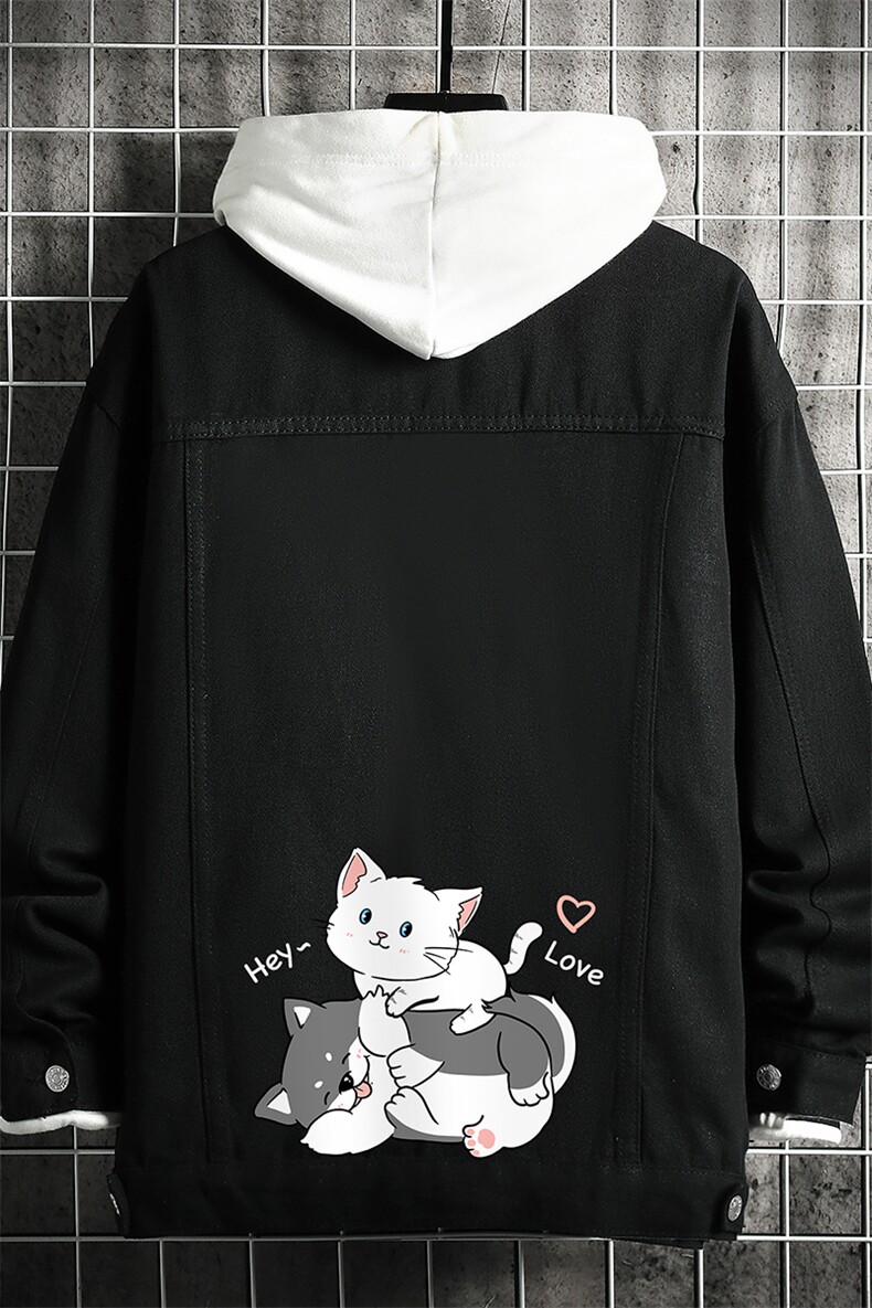 牛仔夹克男大码牛仔外套男茄克NJ77300-P60,男装工装外套,电商A040A