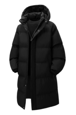 长款棉服新秋冬季防寒棉衣外套2025过膝棉袄情侣HZ8817-P108，男装棉衣，星座610B-1
