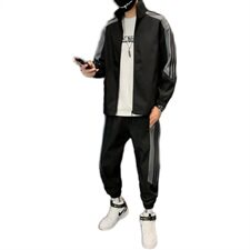 2021现货主推男士立领两件套休闲夹克运动套装D02，男装套装，电商B226-2（原B217-2）