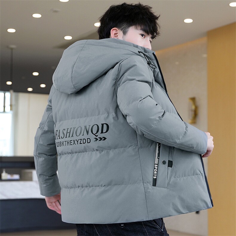 男式冬季青少年连帽短款棉衣男时尚百搭棉服外套MY719-P78,男装棉衣,星座310B-3