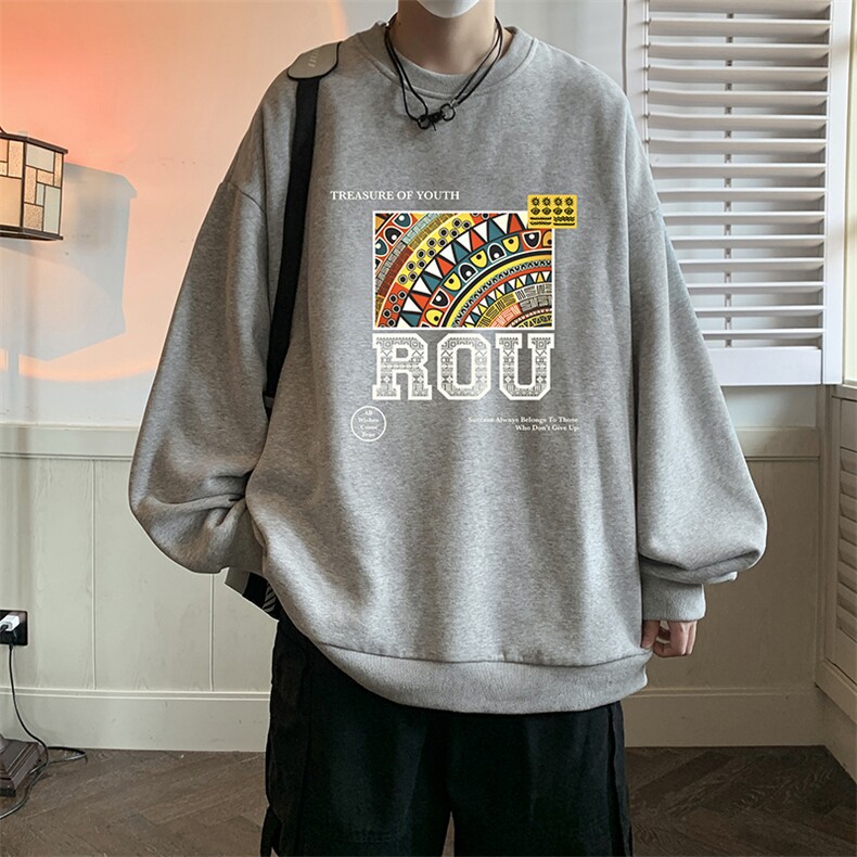 8XL圆领卫衣男超大码胖子肥佬大号长袖t恤S6370-P28,男装卫衣,电商A040