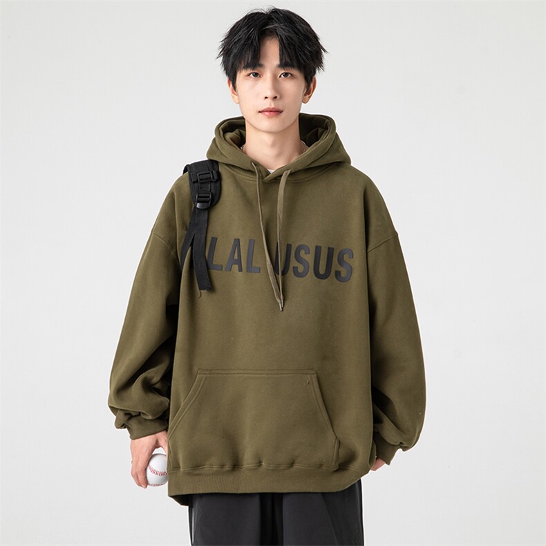 抖音直播供货420克华棉连帽卫衣硅胶A158-WY62-P55控78主推差价,男装卫衣,电商A158