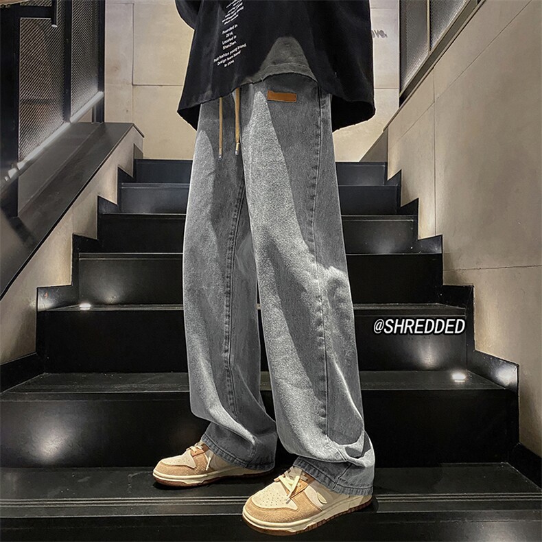 品质休闲牛仔裤男贴标长裤vibe高街百搭裤子B315-K5550-P45控58,男装牛仔裤,电商B315
