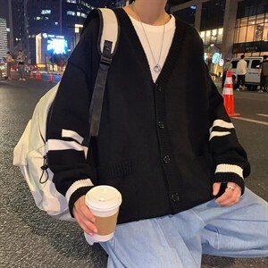针织开衫男外套休闲韩版潮流时尚2024秋装新款A161-2-MY9013-P45图片