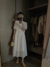 韩系连衣裙，女装连衣裙，1+9