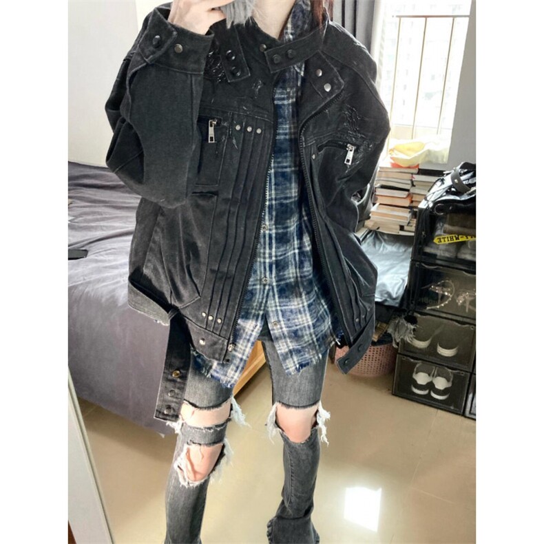 【有货】cleanfit工装外套男春秋美式高街痞帅短款夹克K931LL-P90,男装夹克,星座1007（原301D）