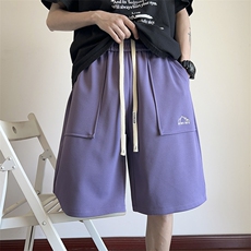 供抖音主推主推宽松五分裤男短裤416B-1-DK833-特P28限48，男装牛仔裤，星座416B-1