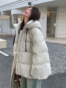 现货新款2167-P385-K569新G标90绒中长款羽绒服图片