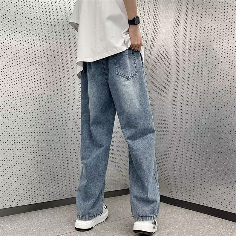 美式牛仔裤男春秋新款休闲直筒裤G6022P40,男装牛仔裤,星座1116-2