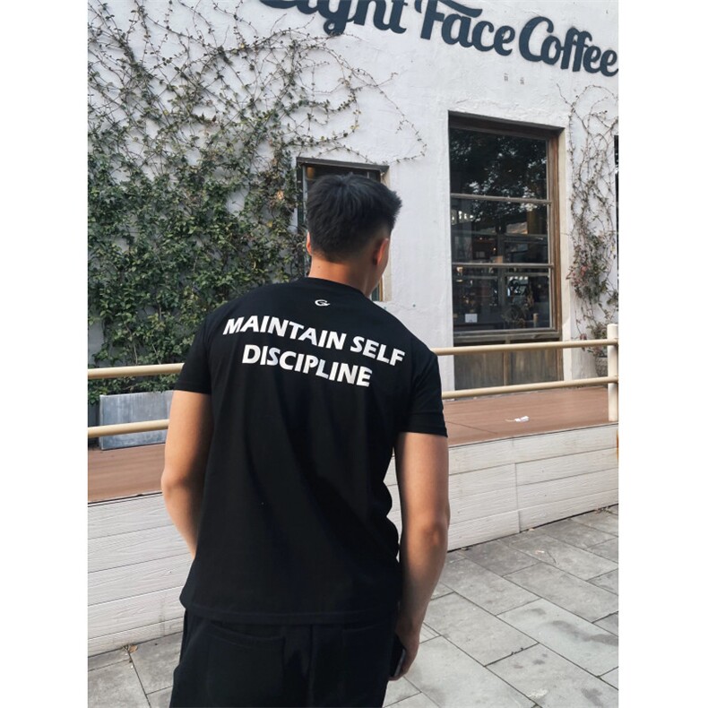 网图夏季新款潮凉感舒爽正肩索罗娜圆领字母印花短袖T恤4520-P35，男装T恤，电商C310