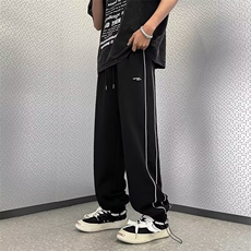 青春流行ins新款休闲裤男印花时尚潮牌夏季K112P38，男装休闲裤，星座1116-2