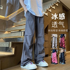 特批2025港风宽松时尚百搭速干休闲裤K200P35控58，男装休闲裤，电商A247