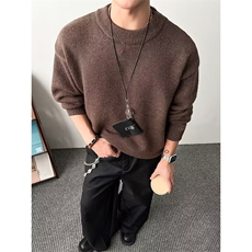 老钱风cleanfit纯色版北极绒针织衫毛衣W1720/特P55，男装针织衫/毛衣，电商B350
