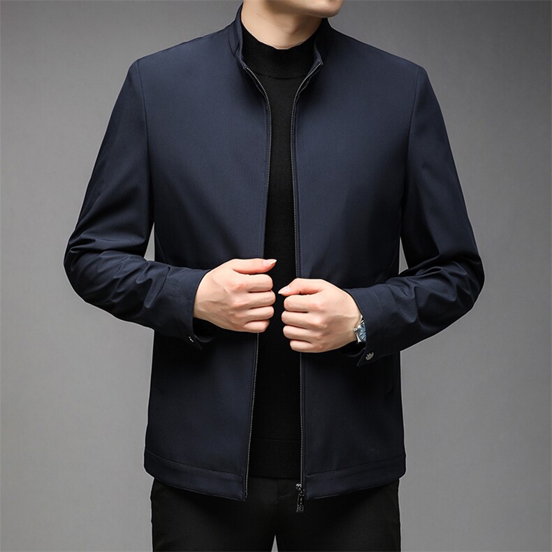 AB8205钱塘200-3常年款男士主推休闲中老年夹克外套精品P105图片