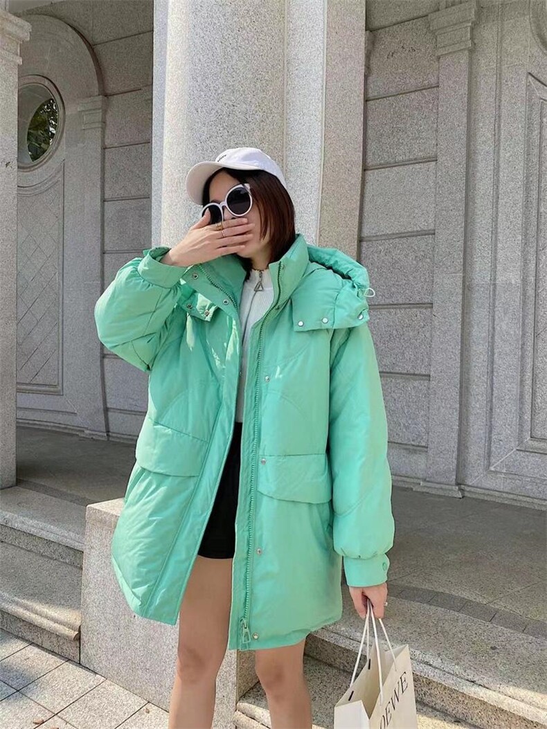 爱美欧现货韩版时尚羽绒服，女装羽绒服，爱美欧