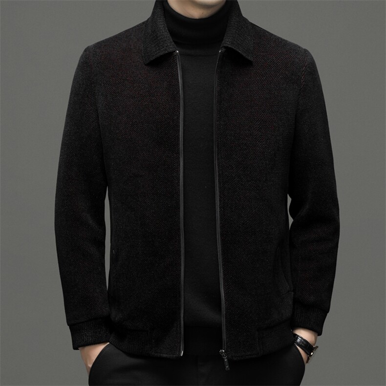 BEN8892钱塘2020-2中年男士商务休闲百搭翻领冬季厚款夹克P190,男装夹克,钱塘207-2