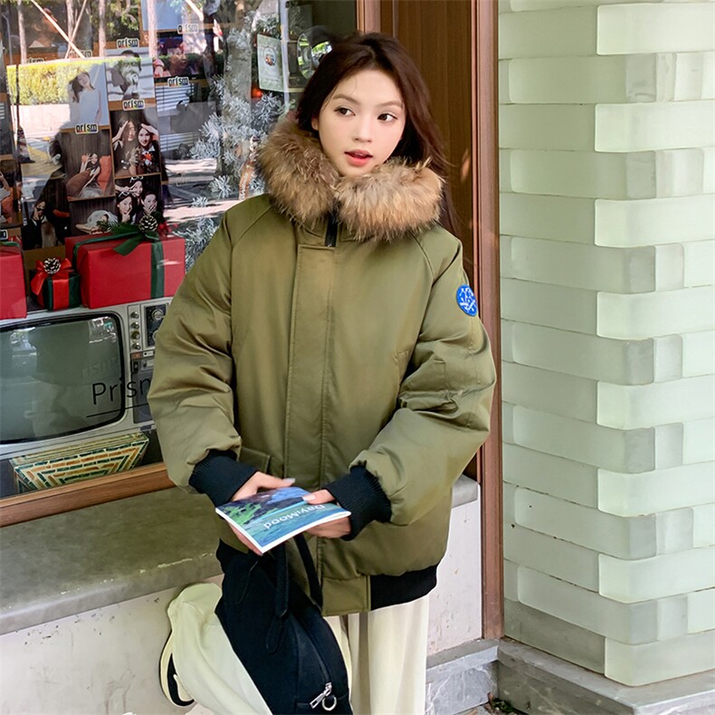 A458-P118毛领棉衣棉服冬季加厚工装派克服外套,男装棉衣,星座911