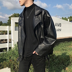 XZ1014-PY166-P118-秋冬季新款街头潮流机车服，男装工装外套，星座1014