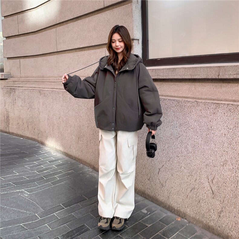 2025冬装新款简约时尚棉服205-H055-P215-K329,女装棉衣/棉服,浙宝205