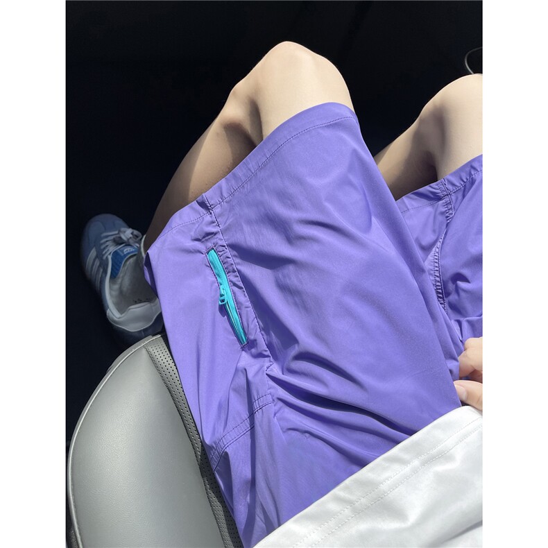 【主推】XZ612-K790-P35控49薄款短裤沙滩裤速干冰丝情侣五分裤,男装牛仔裤,星座612