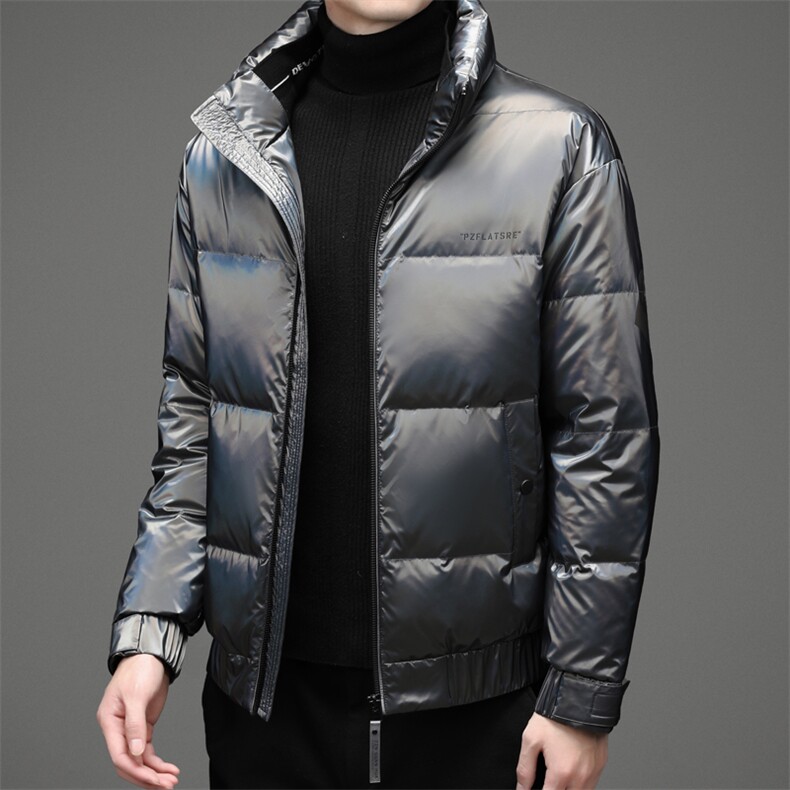 2024年新款男士皮衣羽绒服P255,男装羽绒服,电商D223-1