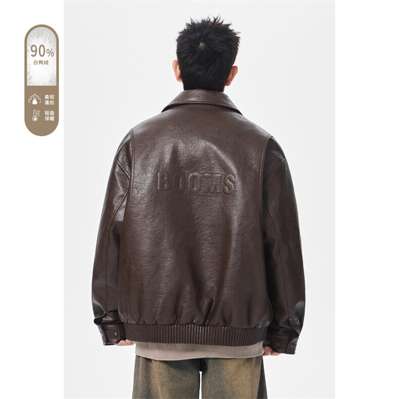 2025冬季新款港风无影墙大码90%白鸭绒羽绒服M-4X6602-特P259,男装羽绒服,电商A022