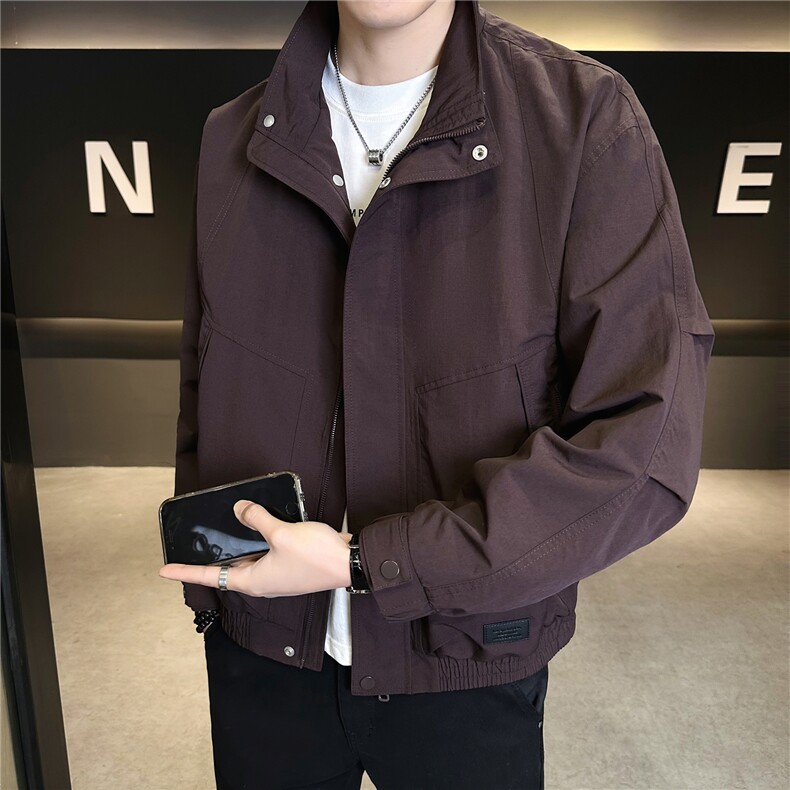 2026春季男装夹克立领外套C317-JK006-P108，男装夹克，电商C317