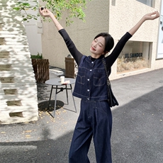 秋冬款牛仔套装2603-P175-K248，女装套装/套裙，2D013