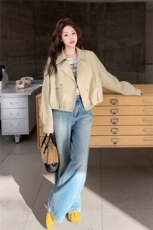 主推大货已出数据好新款小个子可穿改良皮衣外套p150k258，女装短外套，2C295