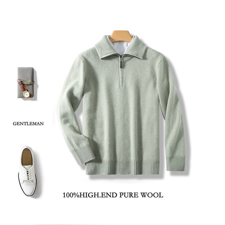 衫男毛衣秋冬休闲商务内搭针织衫男装，男装羊绒套衫，鼎坤羊绒