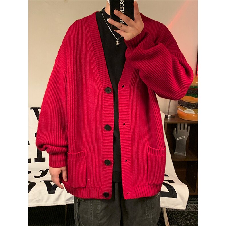 冬季新款毛衣D5589-TP5588多色可选纯色排扣V领情侣款毛衣,男装针织衫/毛衣,电商A102