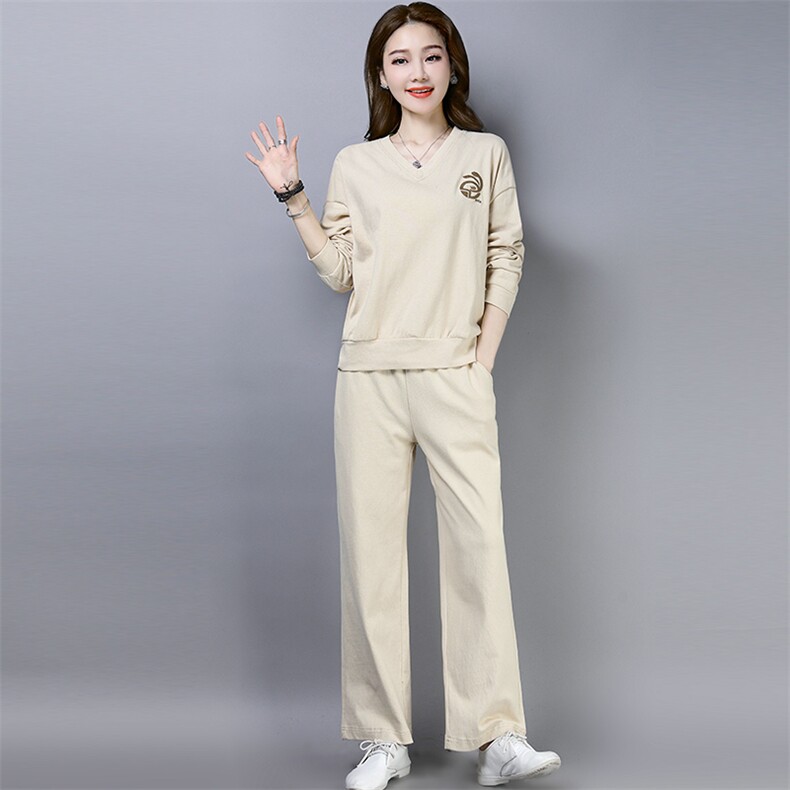 2021年春季套装时尚简约纯色潮流长袖,女装套装/套裙,小林双子