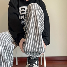 数据库美式鱼骨纹宽松直筒休闲裤*CK2581*P30，男装休闲裤，星座511-1