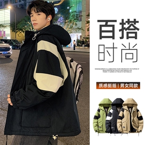 2025冬季主推石墨烯工装加厚连帽抗寒冲锋棉服货号YY2318棉衣图片