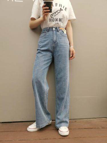 高强超柔生物基七十维面料长款薄牛仔裤M一XXL，女装牛仔裤，简 影