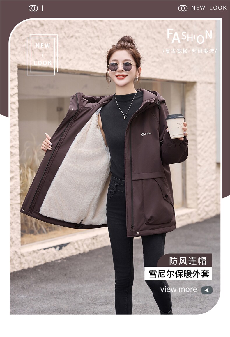 2025年时尚流行简约派克服冬季,女装棉衣/棉服,涵亦佰惠