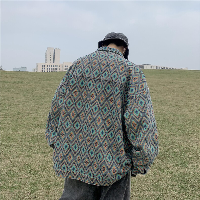 Wt038-P60美式复古潮流格子夹克,男装夹克,星座1501-1