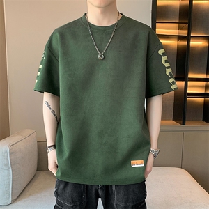 新款短袖男店主风夏季t恤休闲百搭印花圆领T恤男上衣TC3136-P35图片