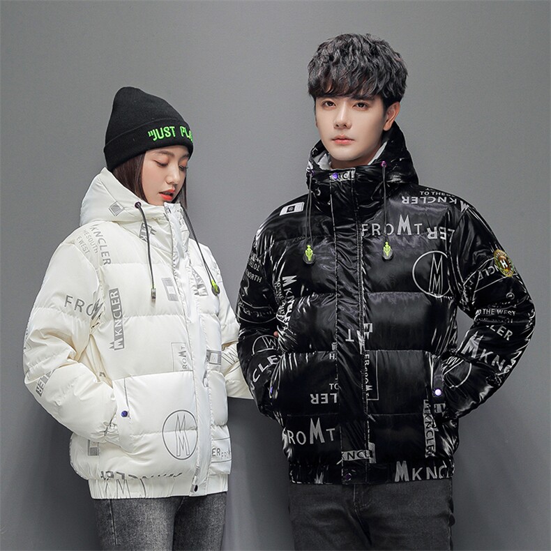 2025冬季连帽潮牌时尚韩版宽松鲨鱼皮羽绒服短款外套2216P80，男装羽绒服，星座1602B（原101B-1）