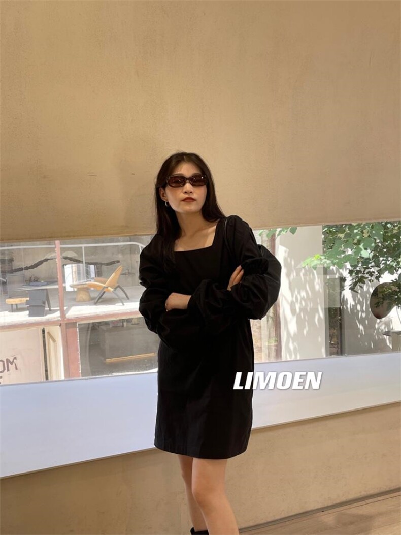 8180泡袖连衣裙，女装连衣裙，mm+ 里墨恩